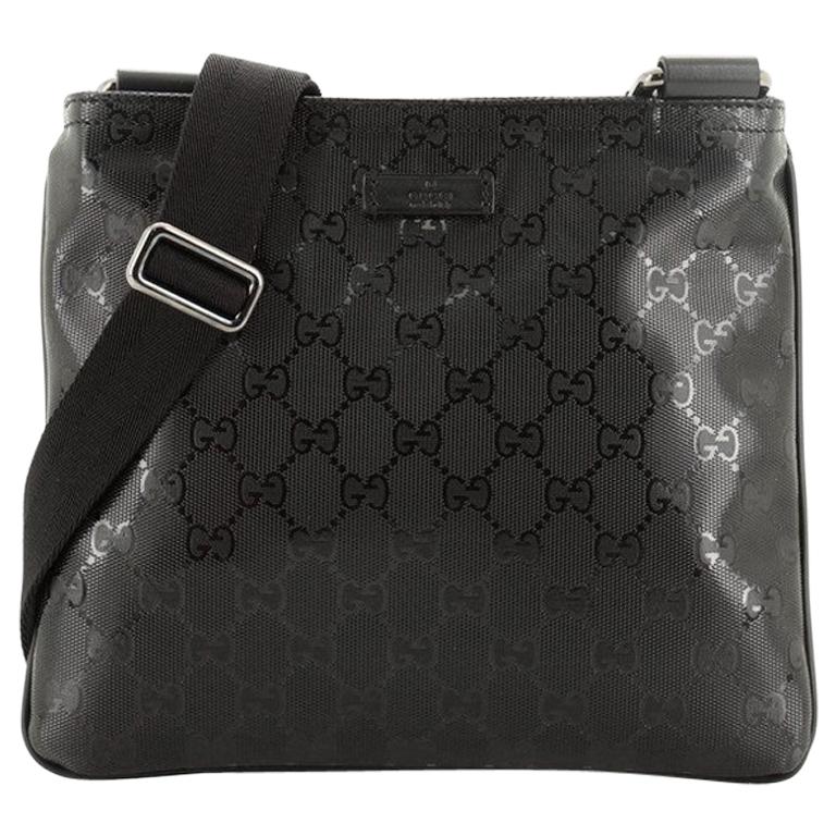 Gucci Zip Top Messenger Bag GG Imprime Small
