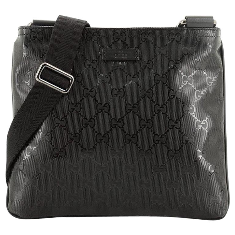 Gucci Zip Top Messenger Bag GG Imprime Small at 1stDibs gucci