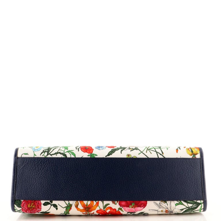 Gucci Zip Tote Flora Canvas Large at 1stDibs