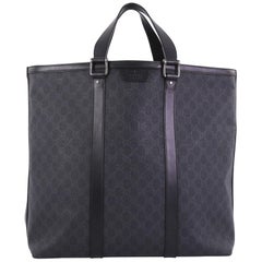 Gucci Zipped Tote GG Coated Canvas Large