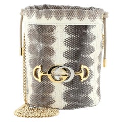 Gucci Zumi Bucket Bag Snakeskin Mini
