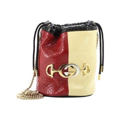 Gucci Zumi Bucket Bag Snakeskin Mini