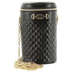 Gucci Zumi Cylindrical Belt Bag Quilted Leather