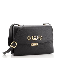 Gucci Zumi Flap Shoulder Bag Leather Small