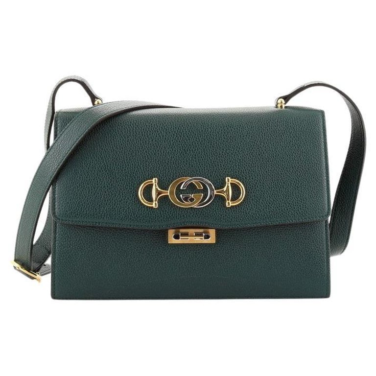 Gucci Zumi Flap Shoulder Bag Leather Small at 1stDibs