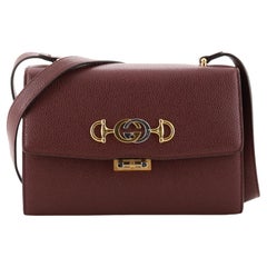 Gucci Zumi Flap Shoulder Bag Leather Small