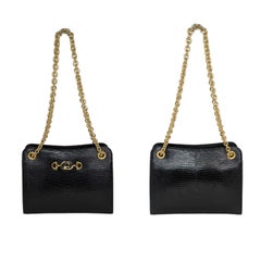Gucci Zumi Lizard Frame Shoulder Bag