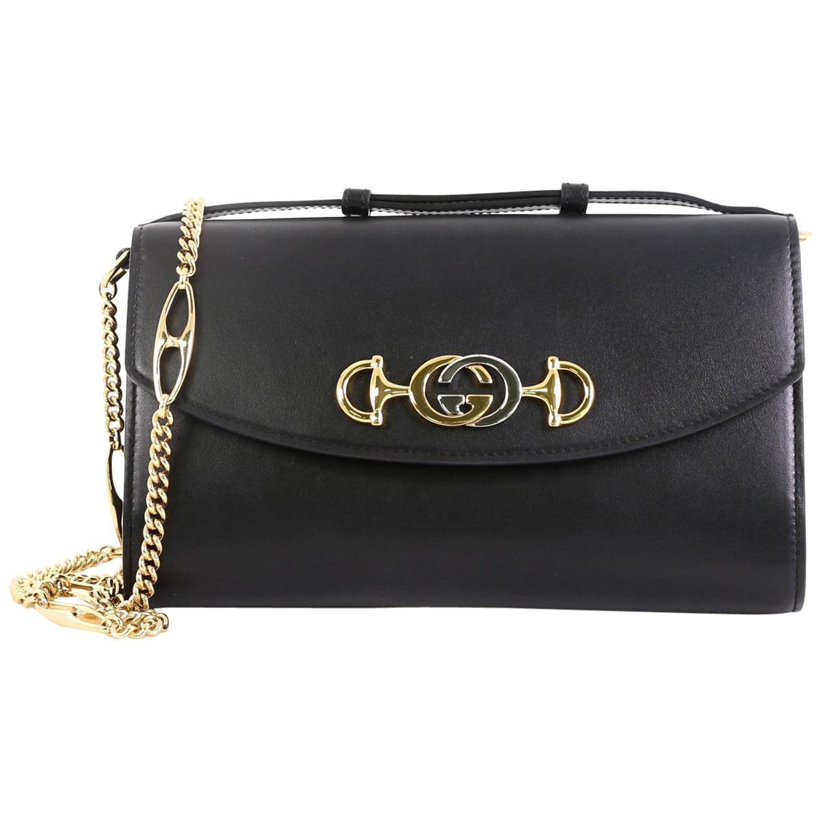 Gucci Zumi Shoulder Bag Leather Small