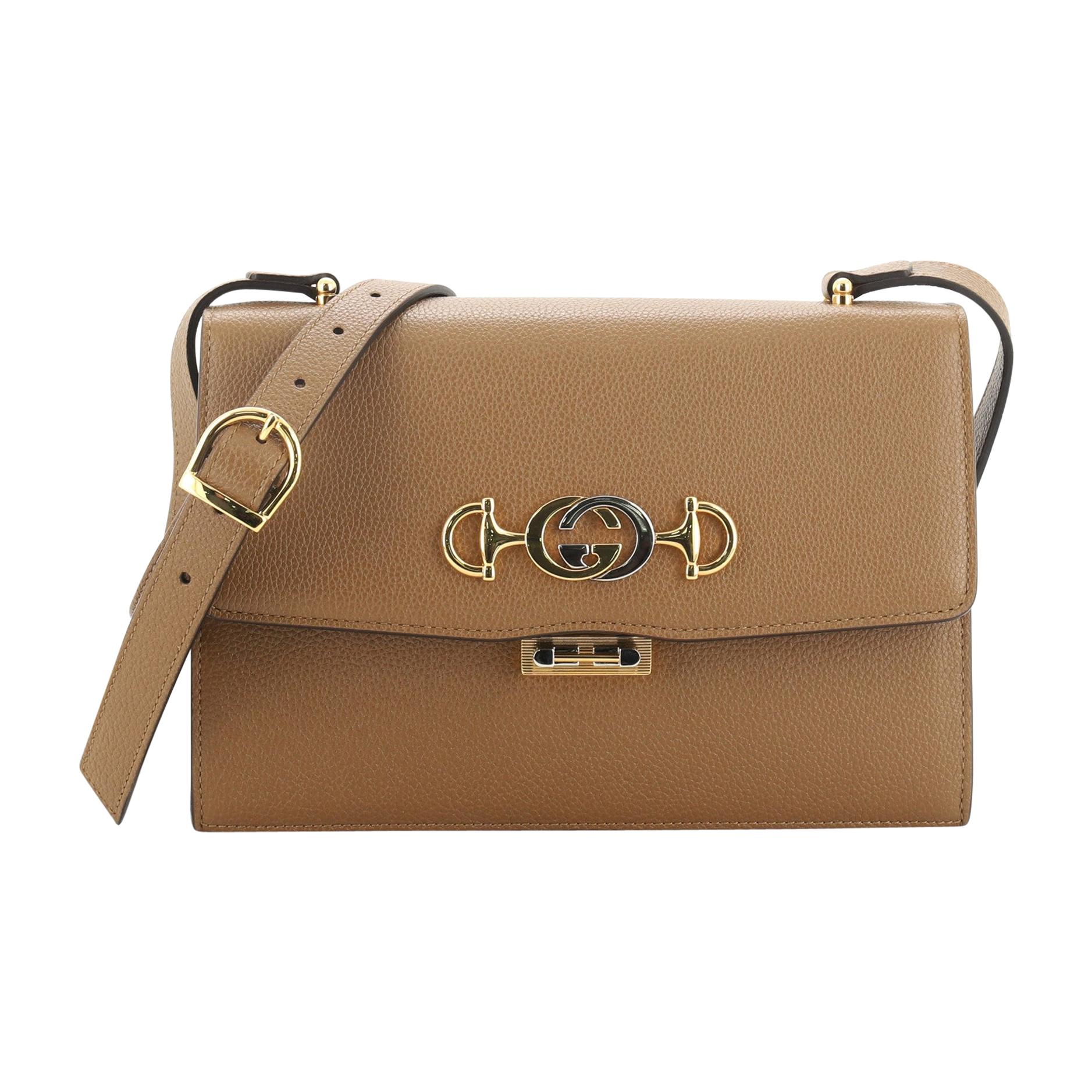 Gucci Zumi Shoulder Bag Leather Small at 1stDibs