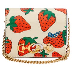 Gucci Zumi Strawberry Kartenetui Tasche