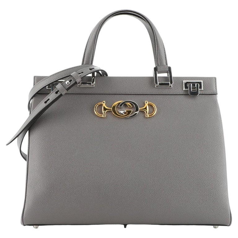 Gucci Zumi Top Handle Bag Leather Medium at 1stDibs