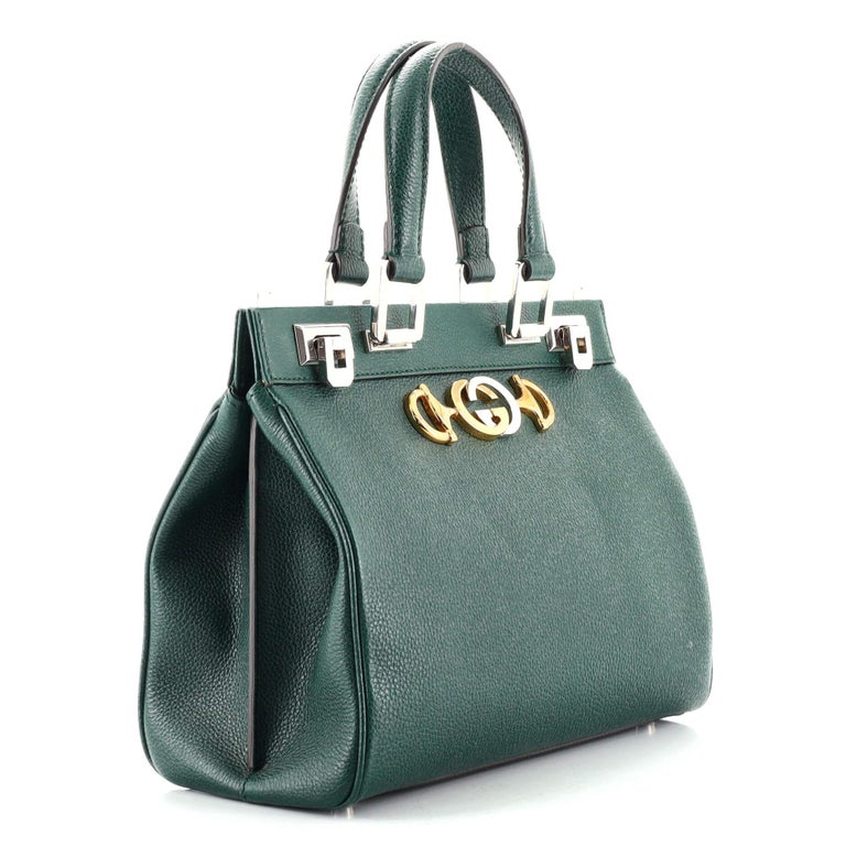 Gucci Zumi Top Handle Bag Leather Small at 1stDibs