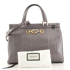 Gucci Zumi Top Handle Bag Python Medium