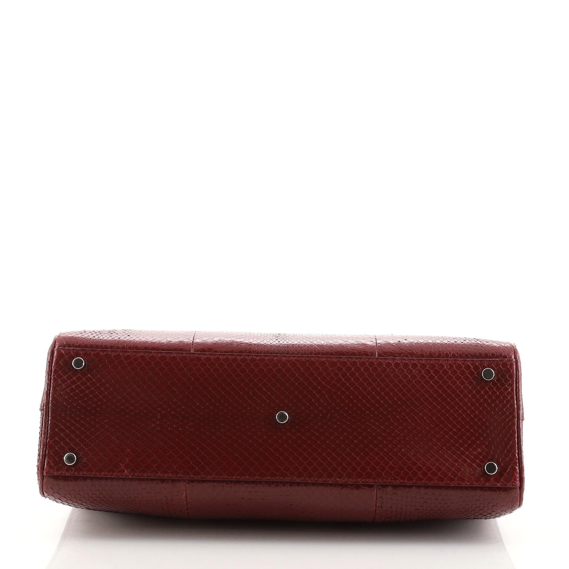 Gucci Zumi Top Handle Tasche Python Medium für Damen oder Herren