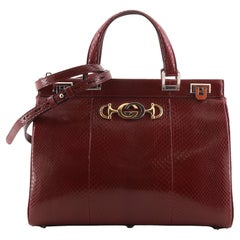 Gucci Zumi Top Handle Tasche Python Medium