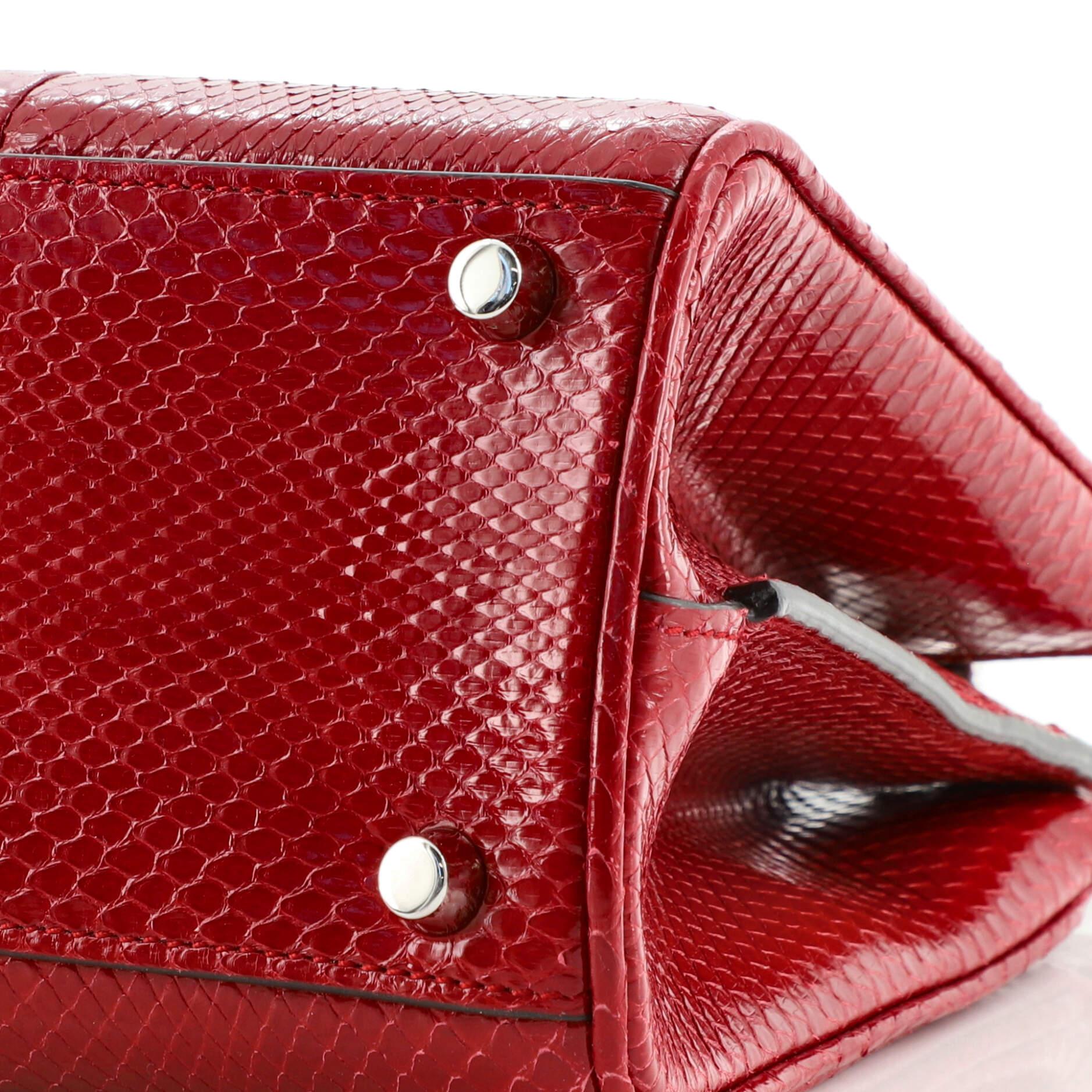 Women's or Men's Gucci Zumi Top Handle Bag Python Small