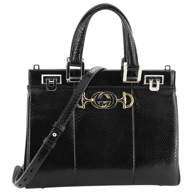 Gucci Zumi Top Handle Bag Python Small at 1stDibs | gucci zumi python bag