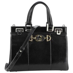 Gucci Zumi Top Handle Bag Python Small