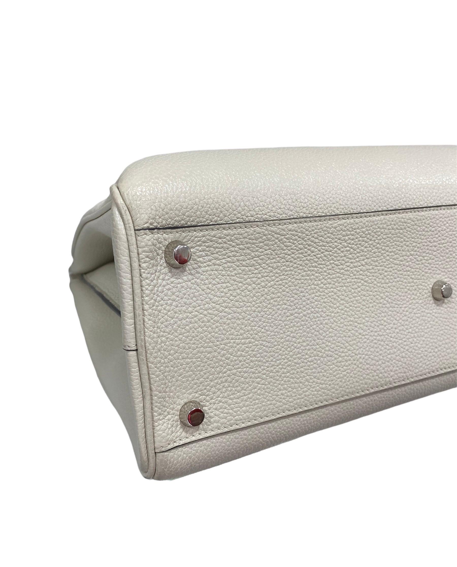 Gray Gucci Zumi White Shoulder Bag