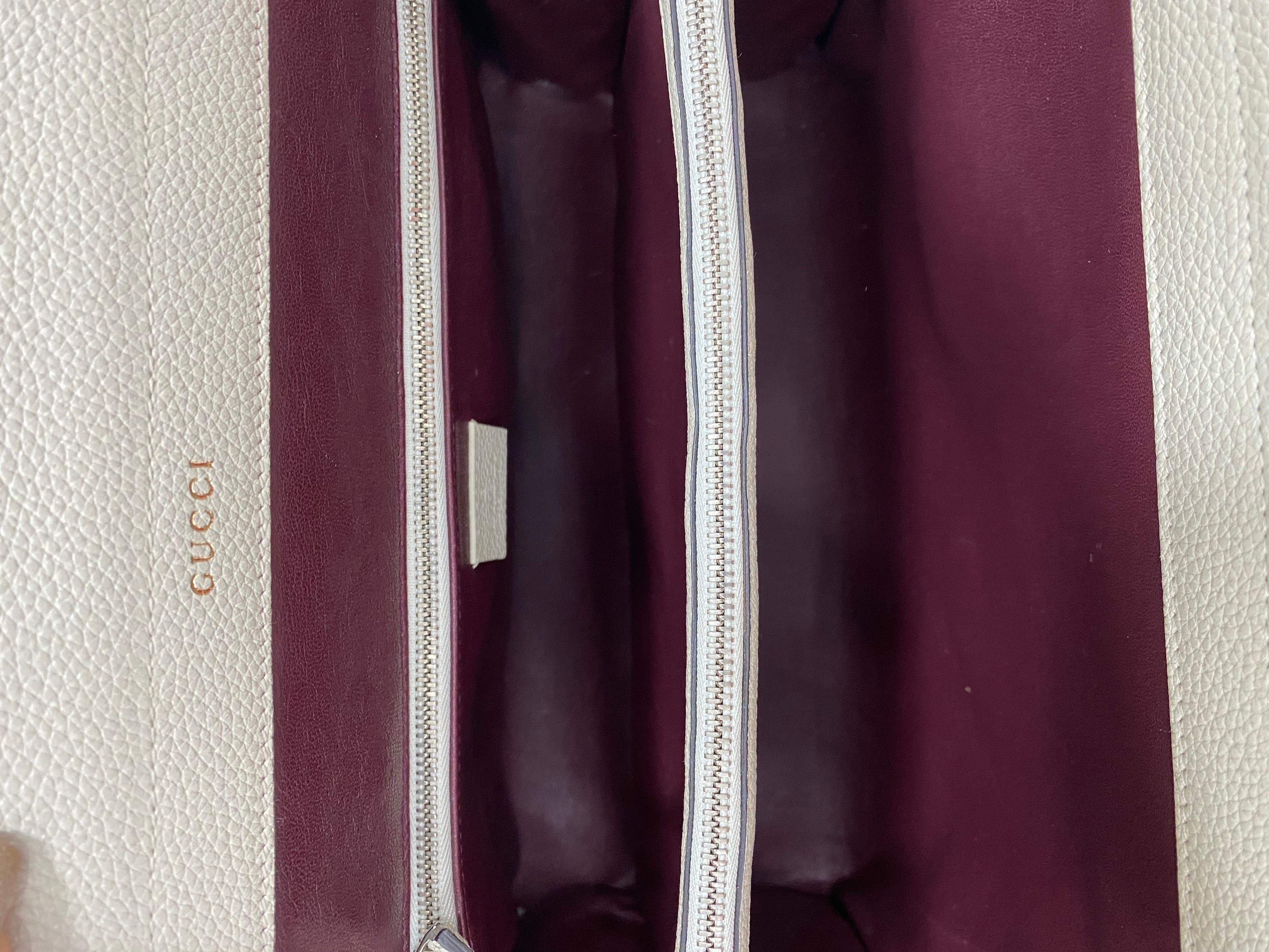 Gucci Zumi White Shoulder Bag 2