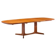 Gudme Møbelfabrik Mid Century Danish Teak ausziehbarer Esstisch mit 2 Plätzen