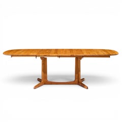 Gudme Møbelfabrik Mid Century Teak Expanding Dining Table with 2 Leaves