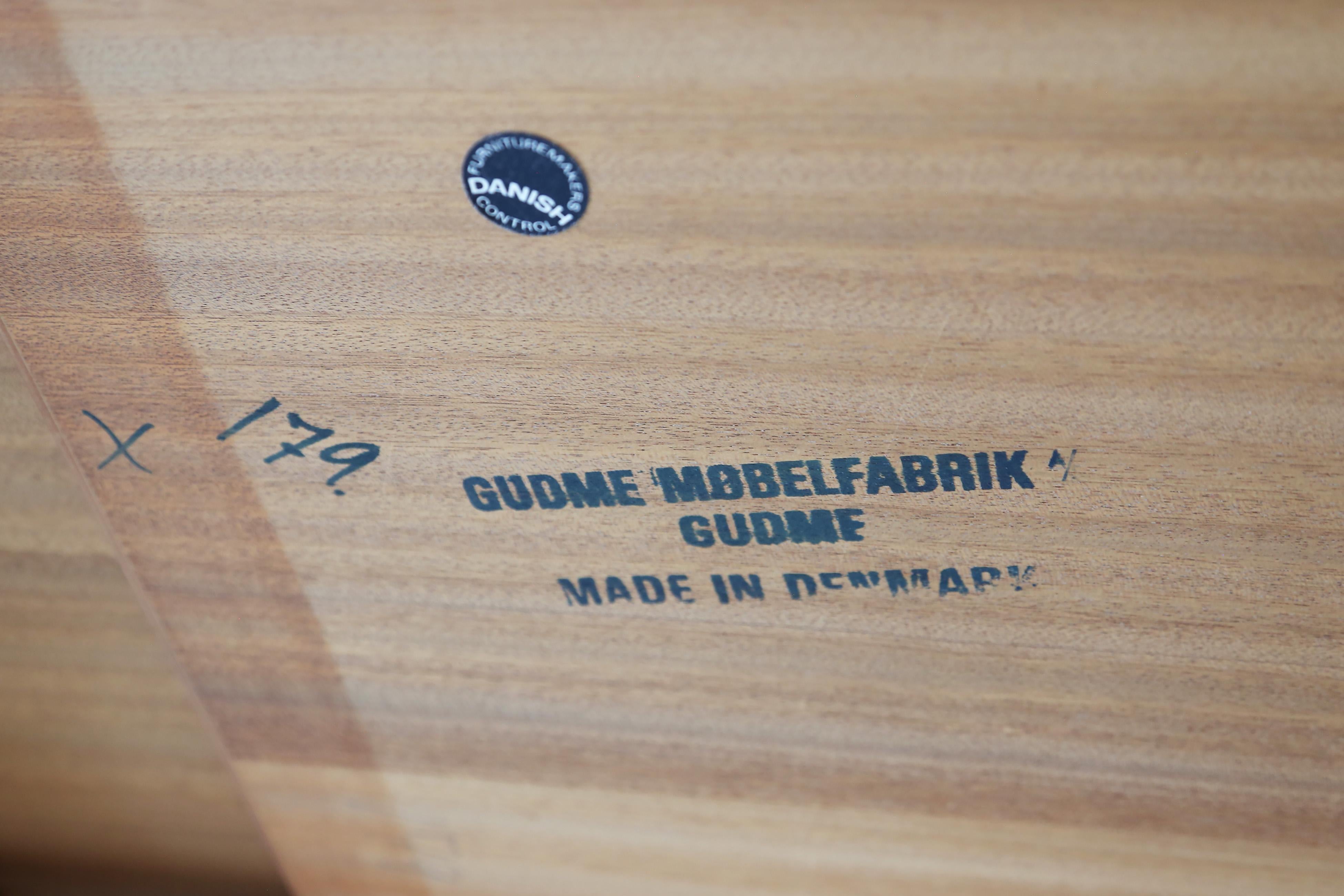 Gudme Mobelfabrik Denmark Dining Table For Sale 3