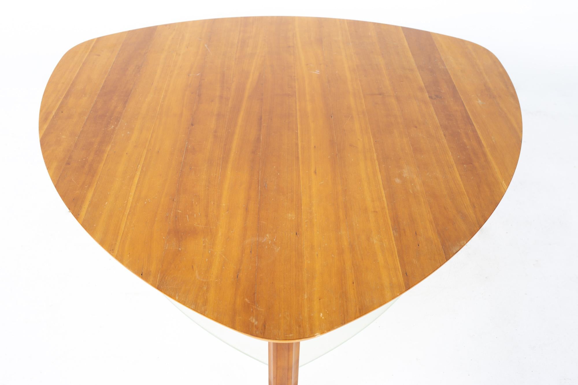 Table basse en teck danoise Gudme Mobelfabrik MCM pour guitare, étagère en verre en vente 1