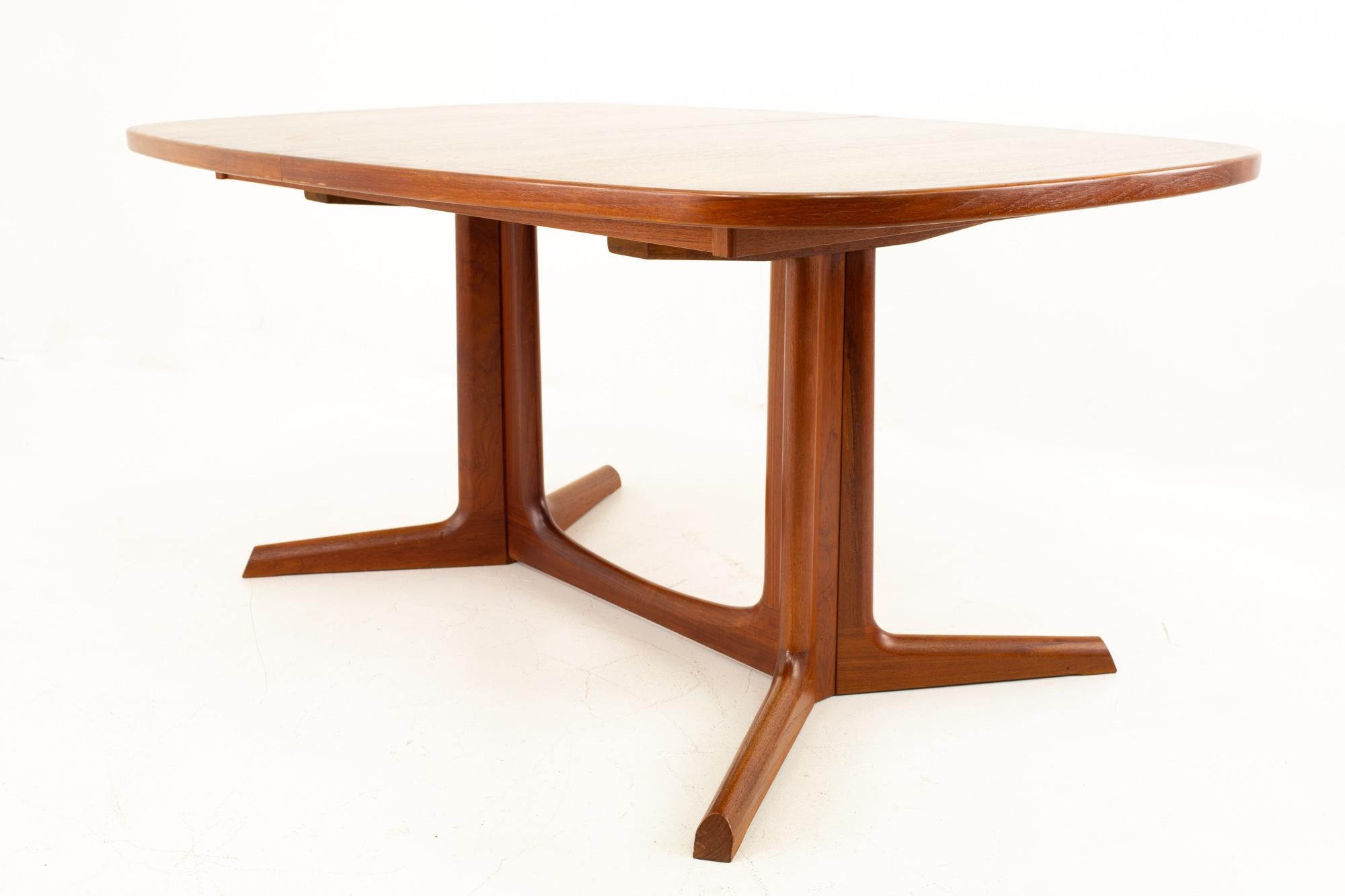 Gudme Mobelfabrik Midcentury Dining Table with 2 Leaves 3
