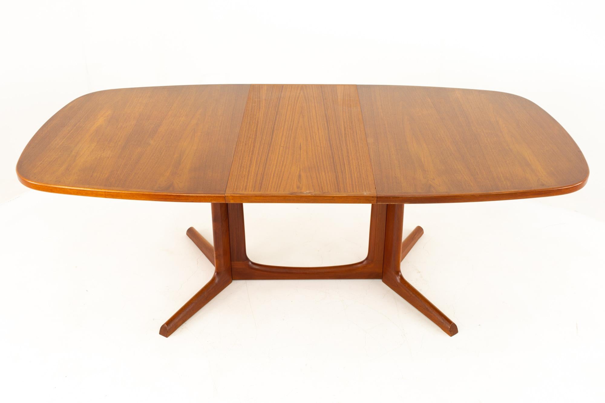 Gudme Mobelfabrik Midcentury Dining Table with 2 Leaves 4