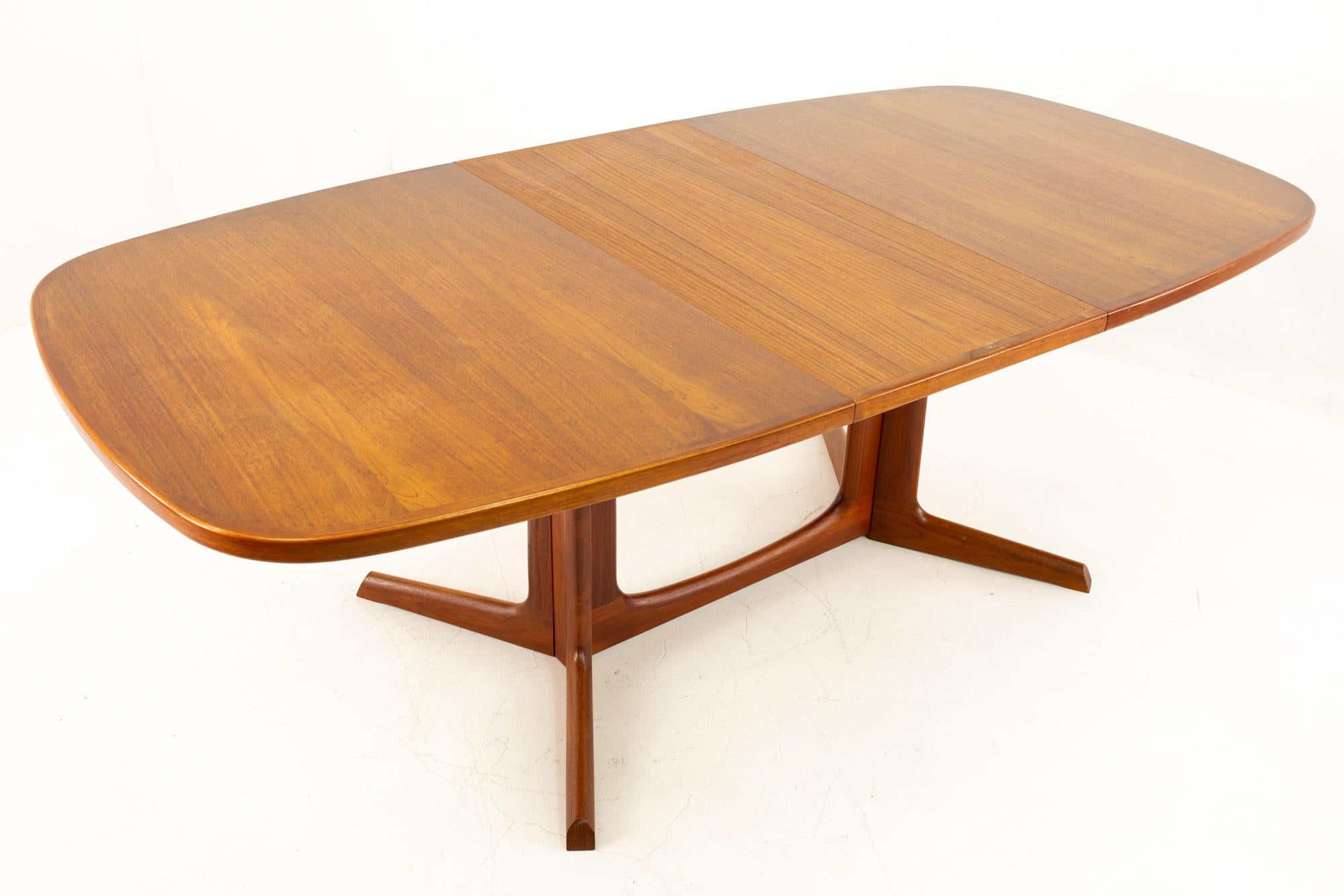 Gudme Mobelfabrik Midcentury Dining Table with 2 Leaves 6