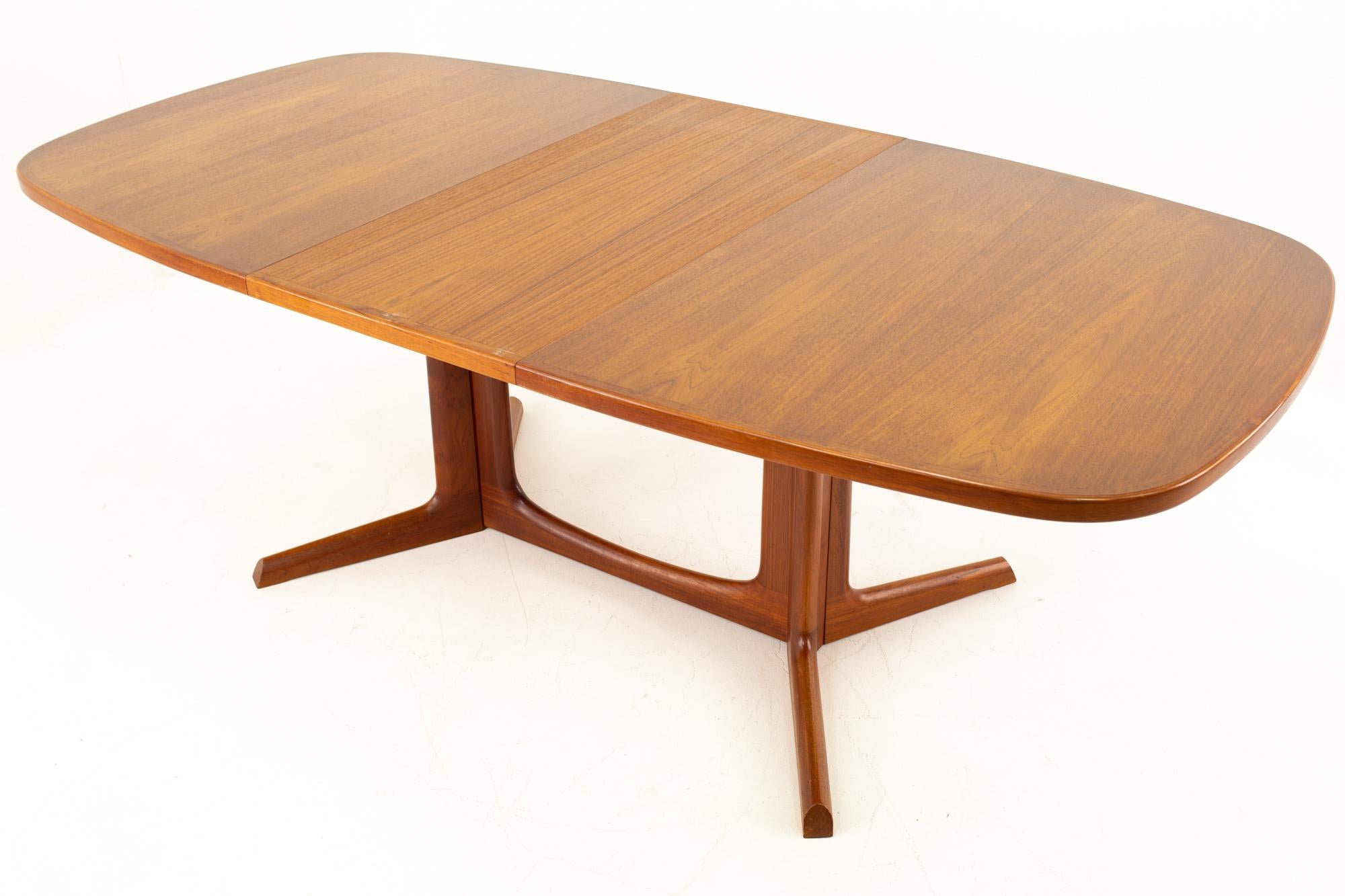 Gudme Mobelfabrik Midcentury Dining Table with 2 Leaves 7