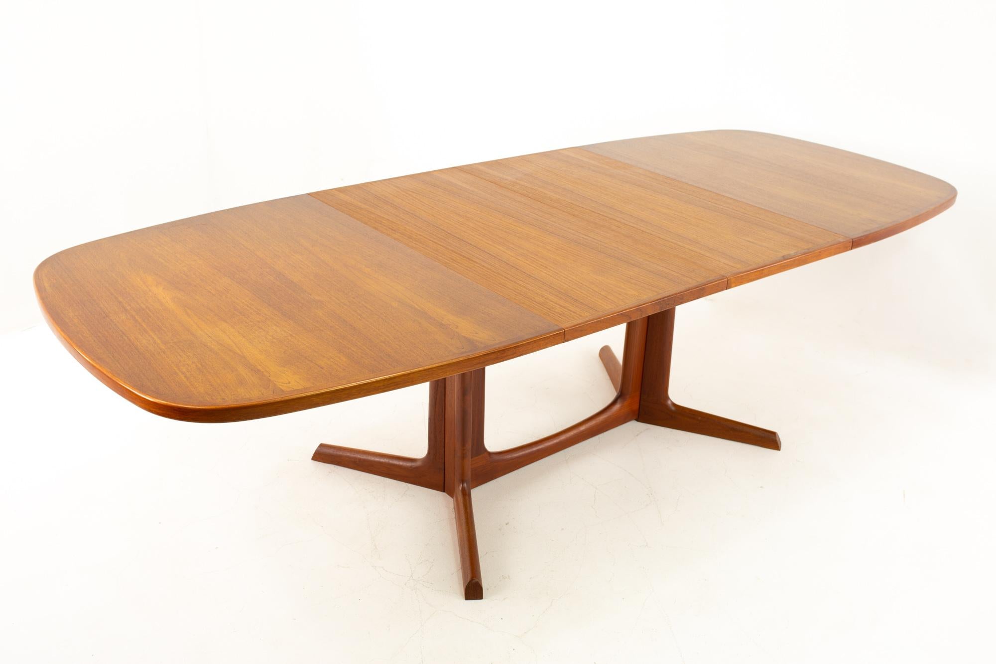 Gudme Mobelfabrik Midcentury Dining Table with 2 Leaves 9