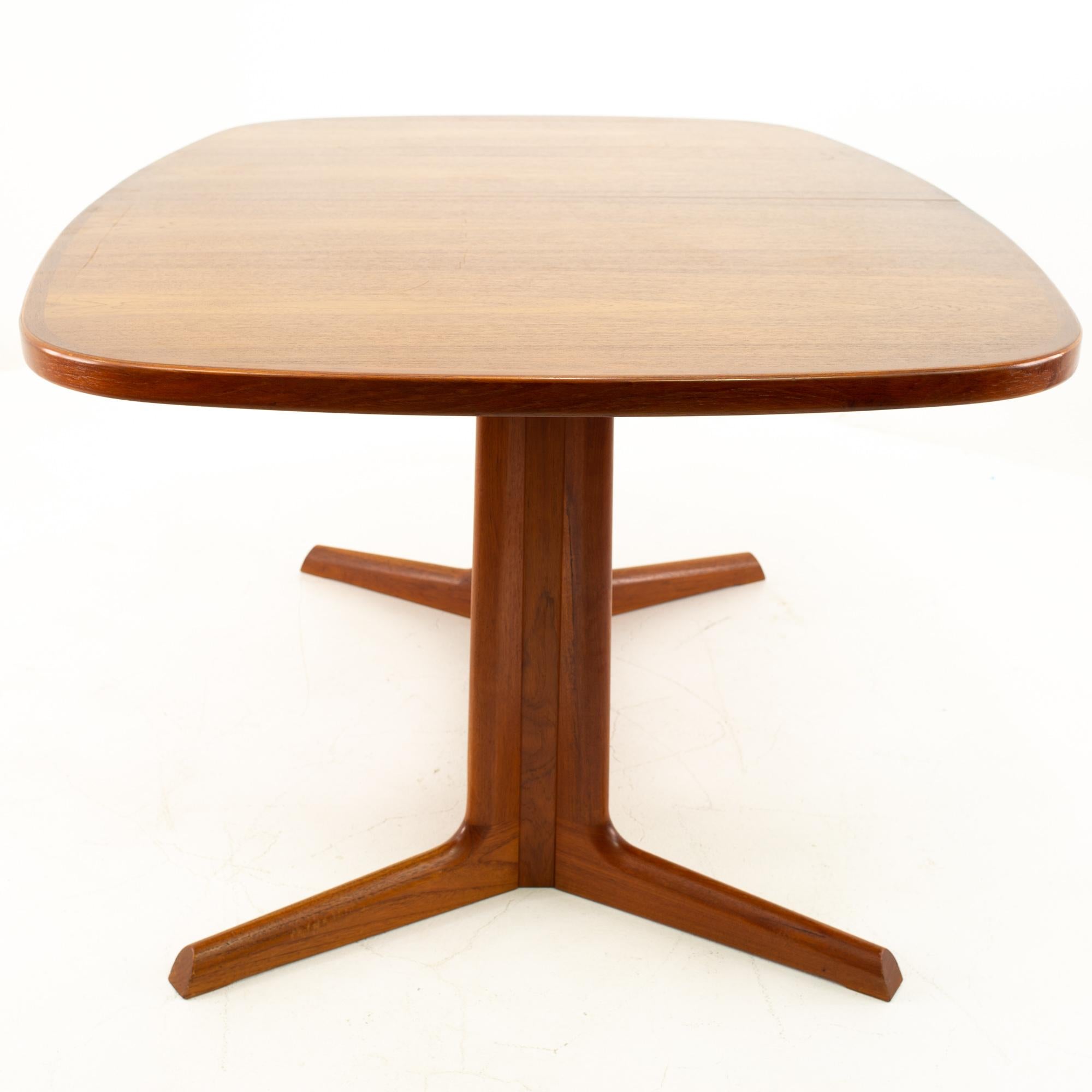Gudme Mobelfabrik Midcentury Dining Table with 2 Leaves 1