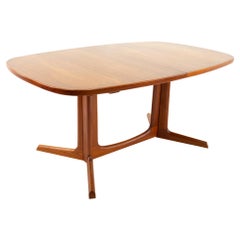 Gudme Mobelfabrik Table de salle à manger du milieu du siècle avec 2 abattants