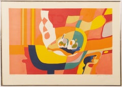 Gudmund Olsen Composition Color Lithograph