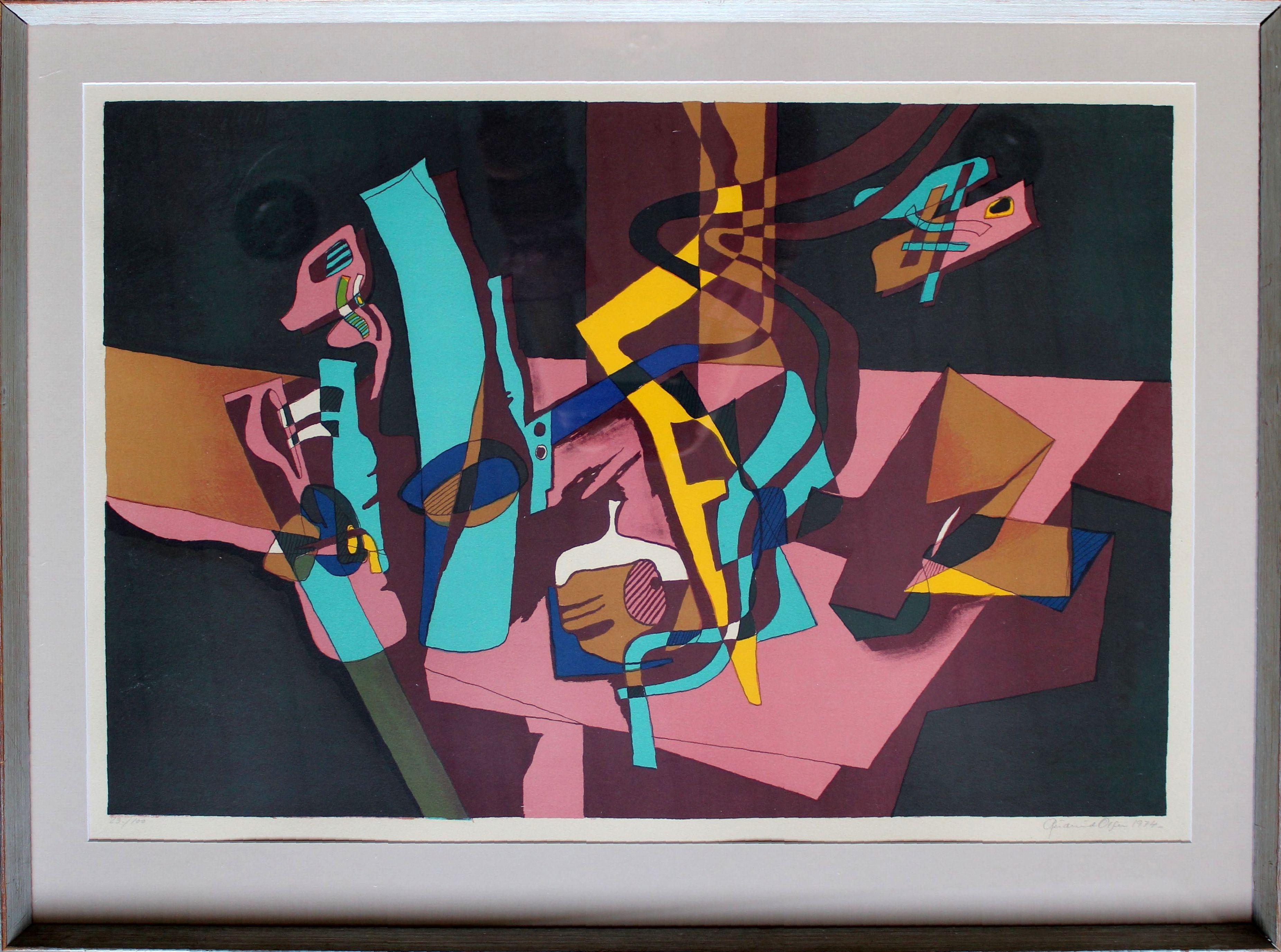 23/100, 1974. Papel, litografía, 43x65 cm - Print de Gudmund Olsen