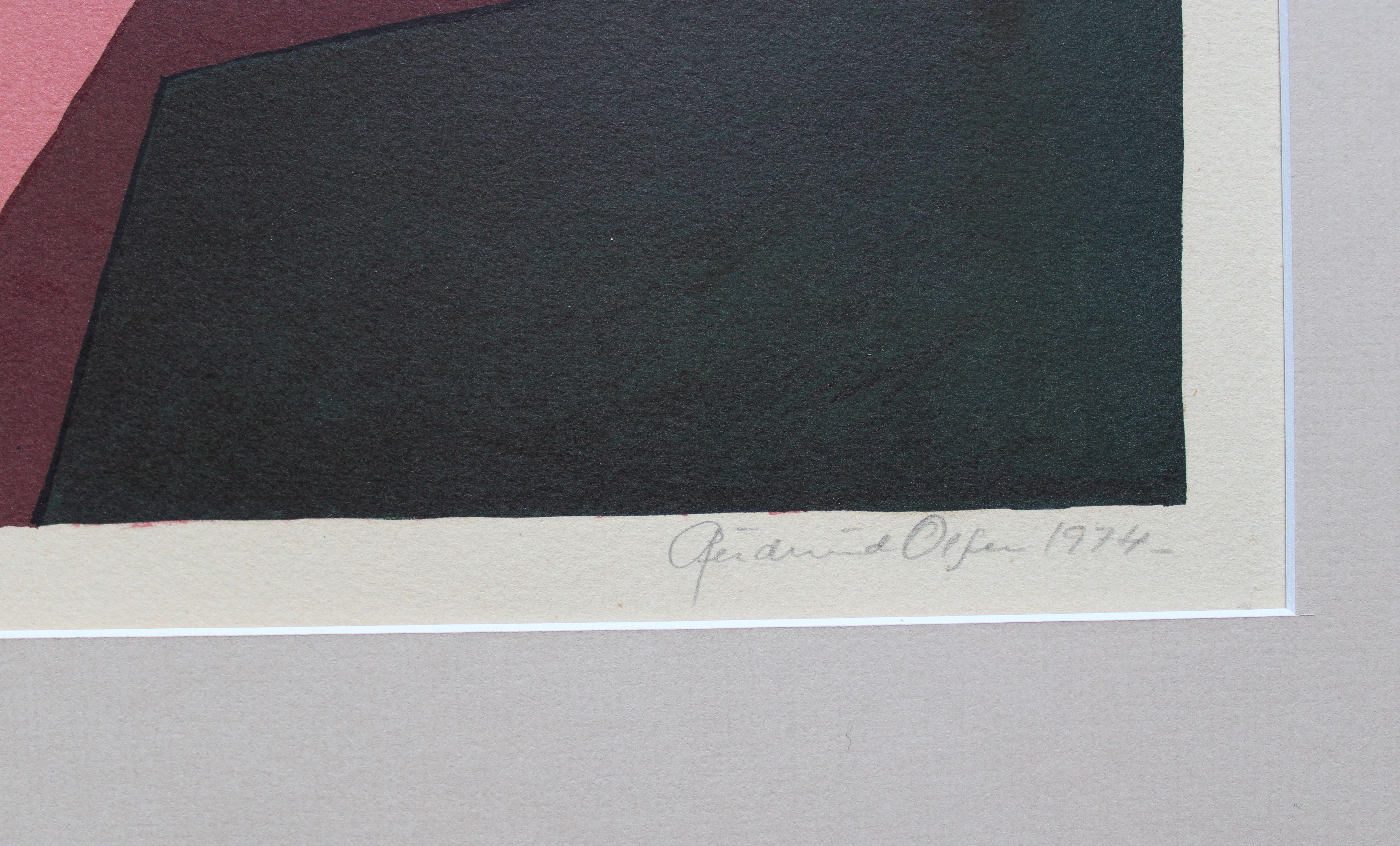  23/100, 1974. Paper, lithograph, 43x65 cm