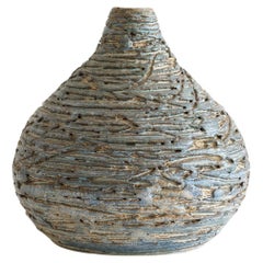 Gudmunder Einarsson, Chamotte Stoneware vase 1950, Listvinahúsið, Iceland