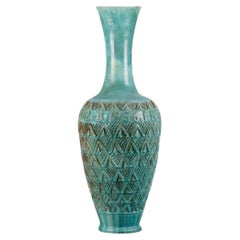 Vintage Gudmundur Einarsson (1895-1963), Icelandic ceramist. Ceramic floor vase.