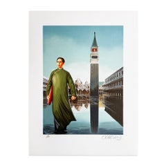 Erró, L'ultima visita di Mao a Venezia - Portfolio mit 12 signierten Drucken, Pop Art