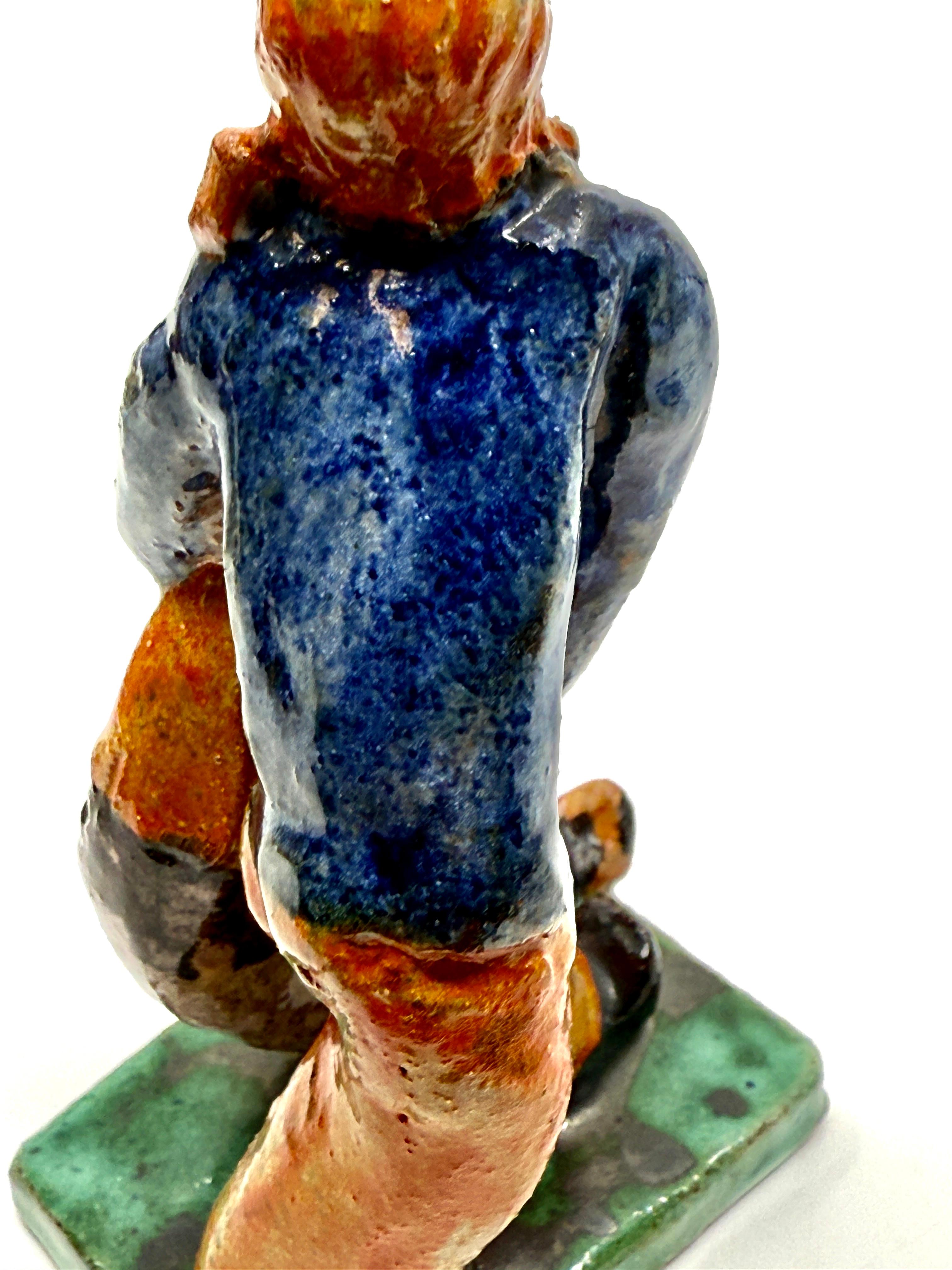 Gudrun Baudisch for Wiener Werkstatte Figural Group en venta 8
