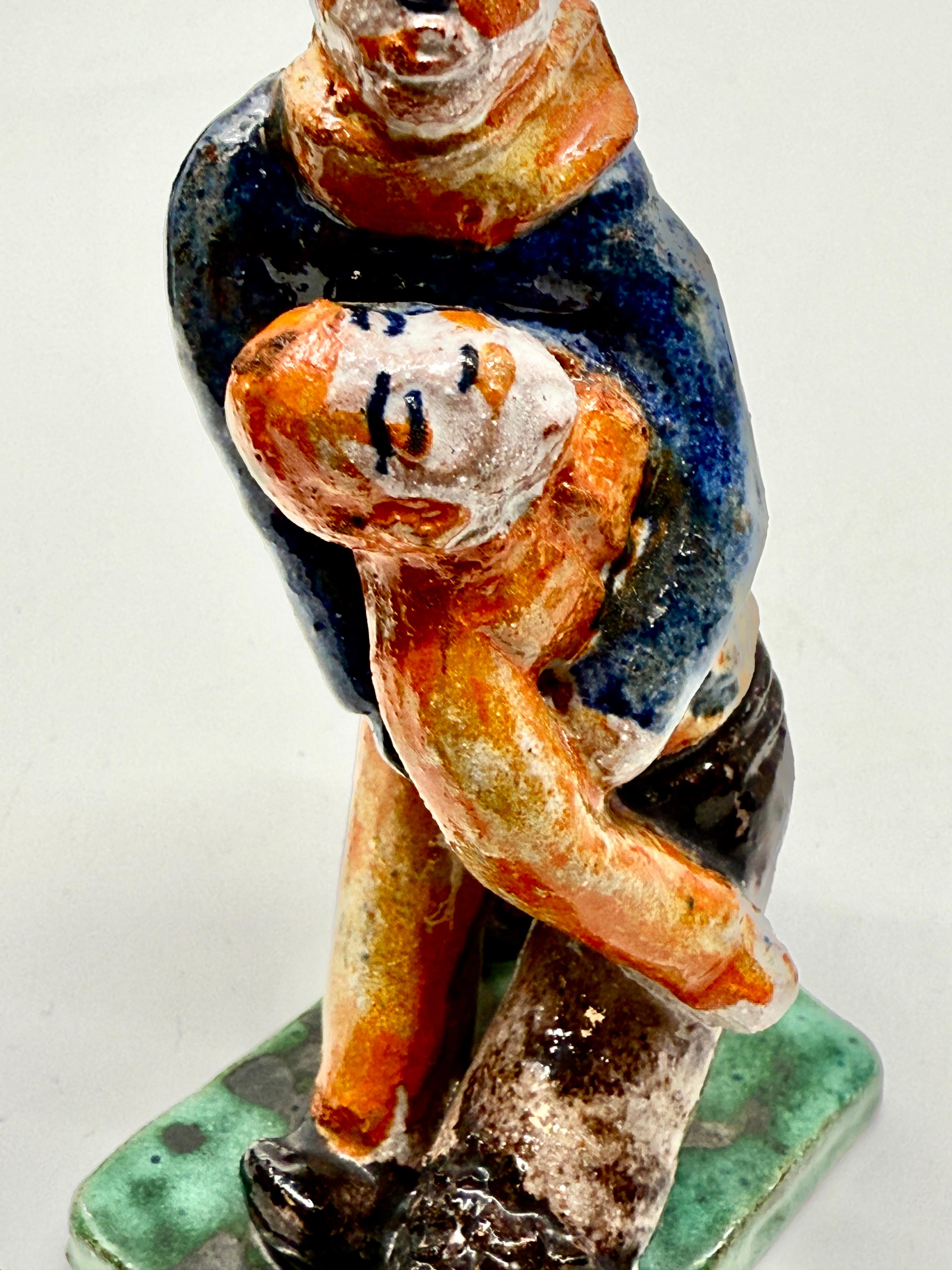 Gudrun Baudisch for Wiener Werkstatte Figural Group en venta 1