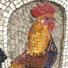 Gudrun Lauesen, Stone Mosaic Artwork, Signed