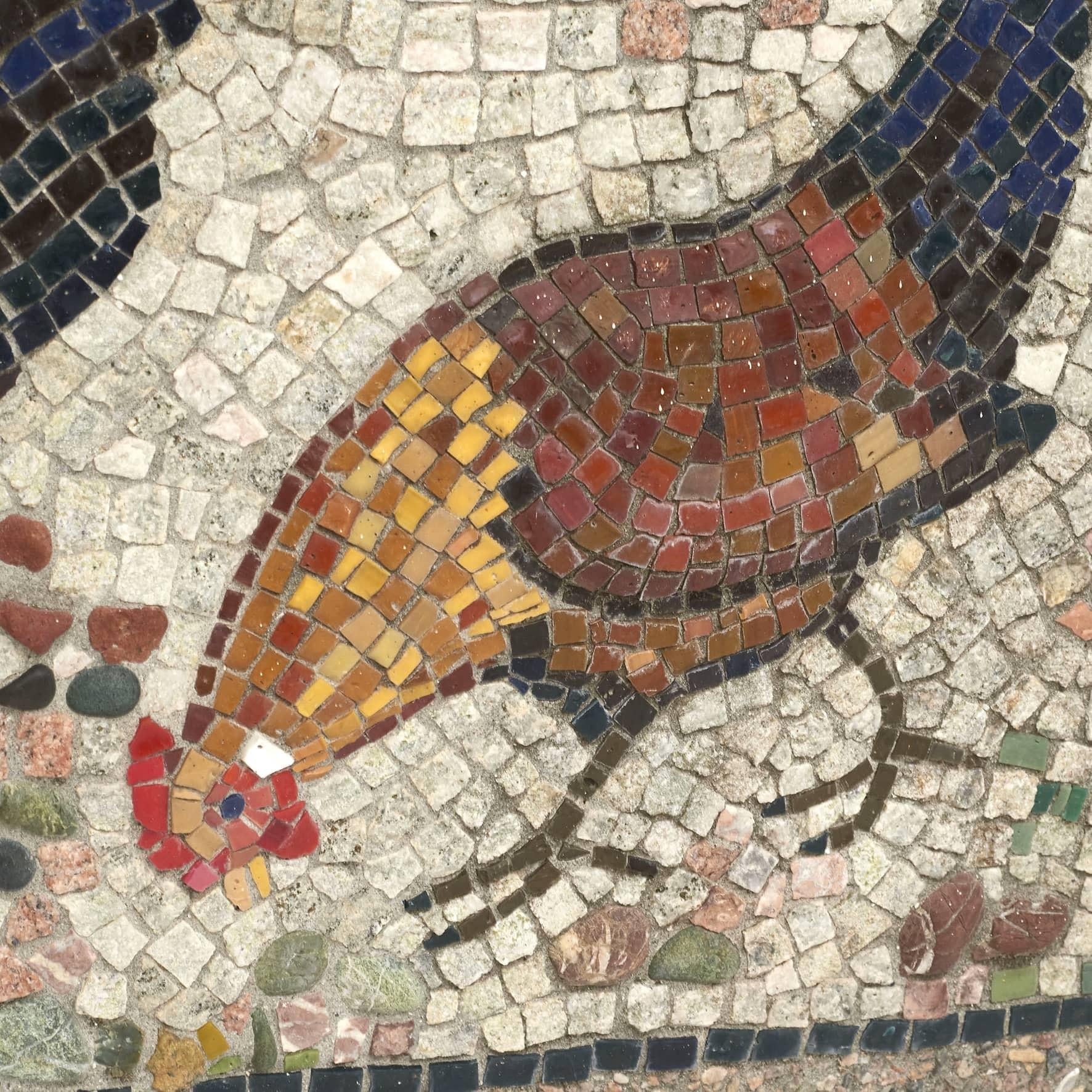 mosaic chicken images