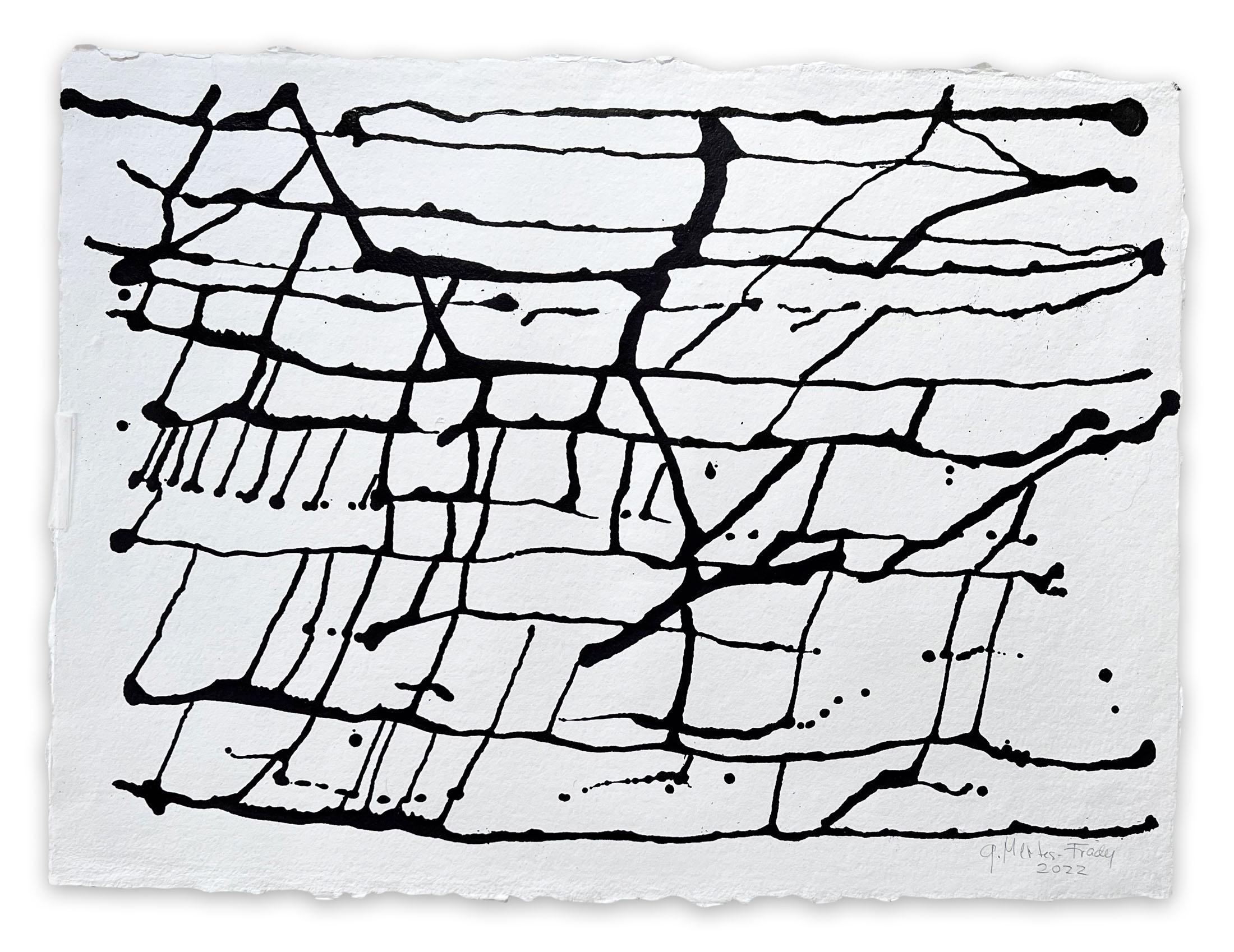 Gudrun Mertes-Frady Abstract Painting – City moves I (Abstrakte Malerei)