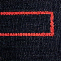 Into Black, Gudrun Pagter, Tapiz geométrico abstracto