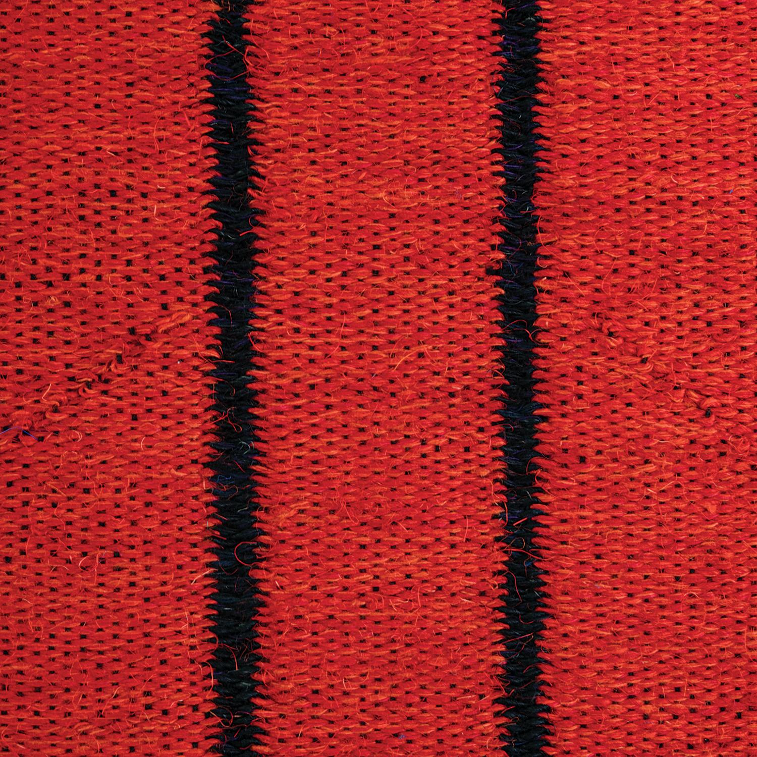 Into Red, Gudrun Pagter, Abstract geometric tapestry For Sale 1