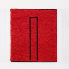 Into Red, Gudrun Pagter, Abstract geometric tapestry