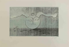 Vintage Full Moon - Etching by Guelfo Bianchini - 1978